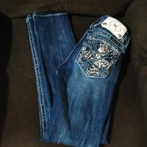 Girls size 10 miss me jeans